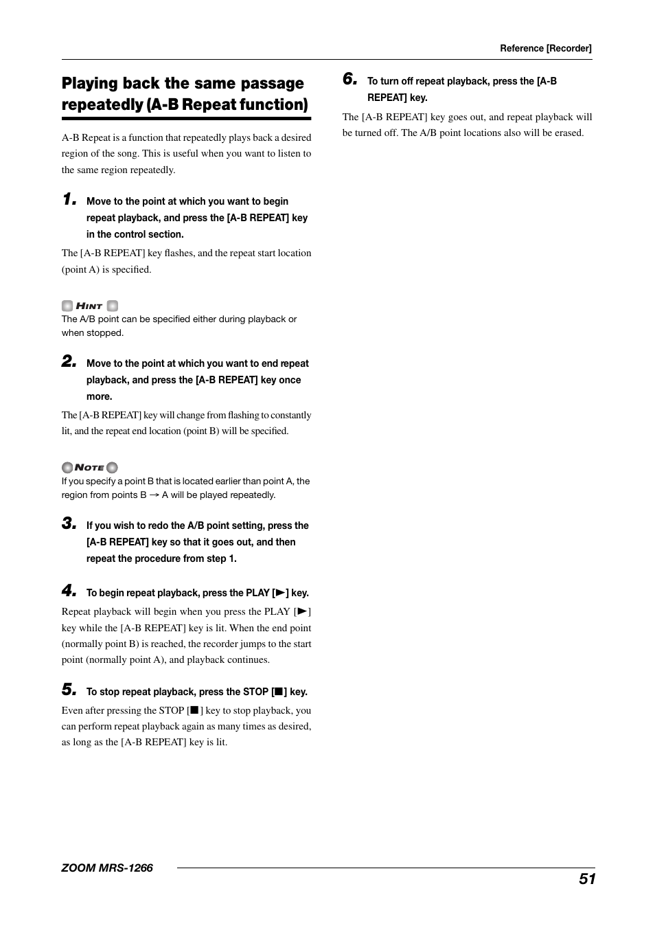 Zoom MRS-1266 User Manual | Page 51 / 192