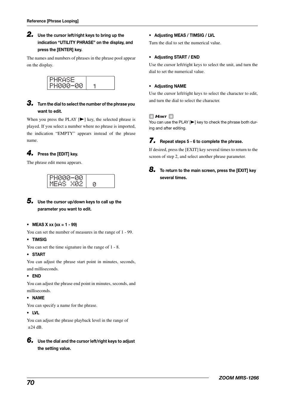 Zoom MRS-1266 User Manual | Page 70 / 192
