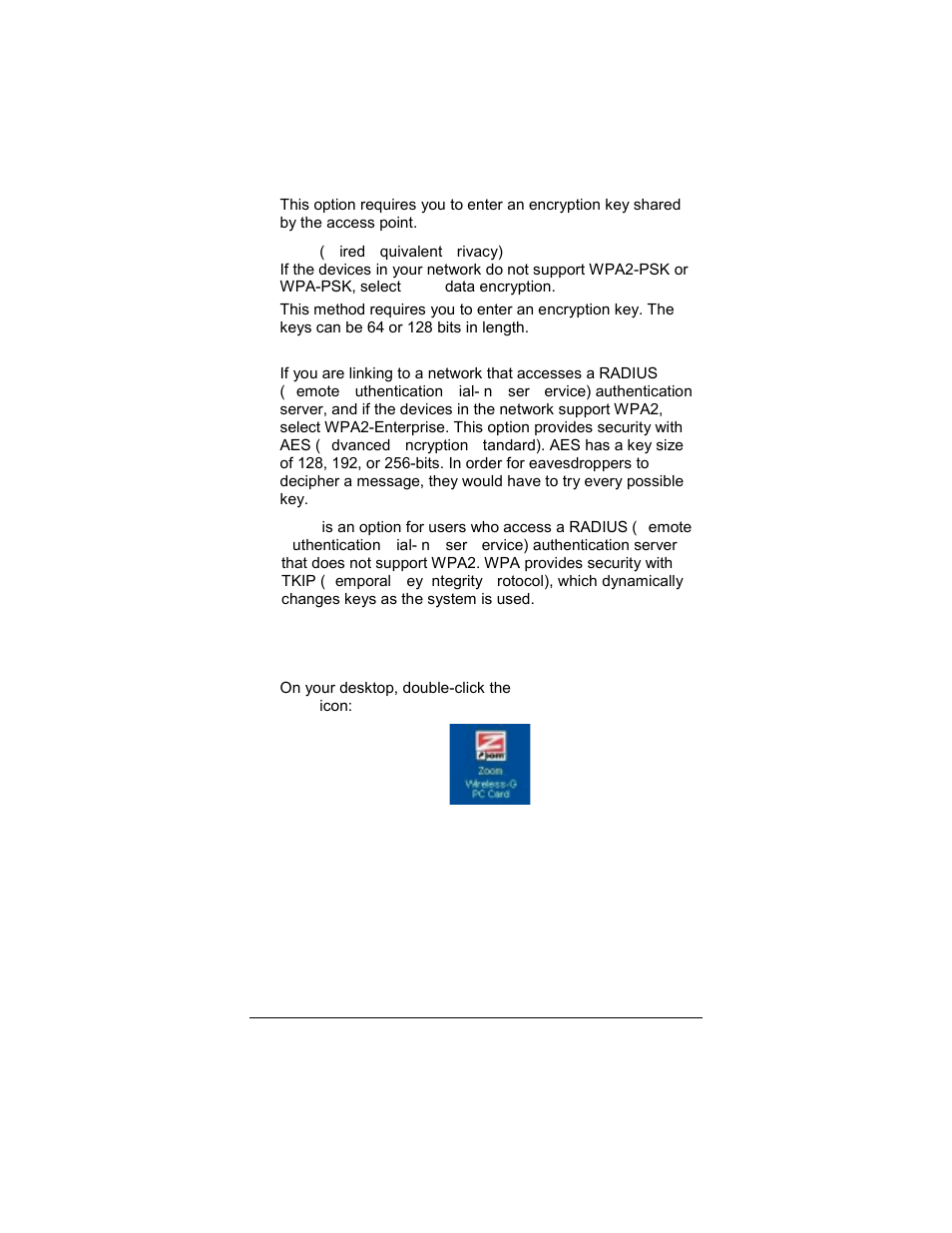 Accessing the security screen | Zoom 4412A User Manual | Page 14 / 48