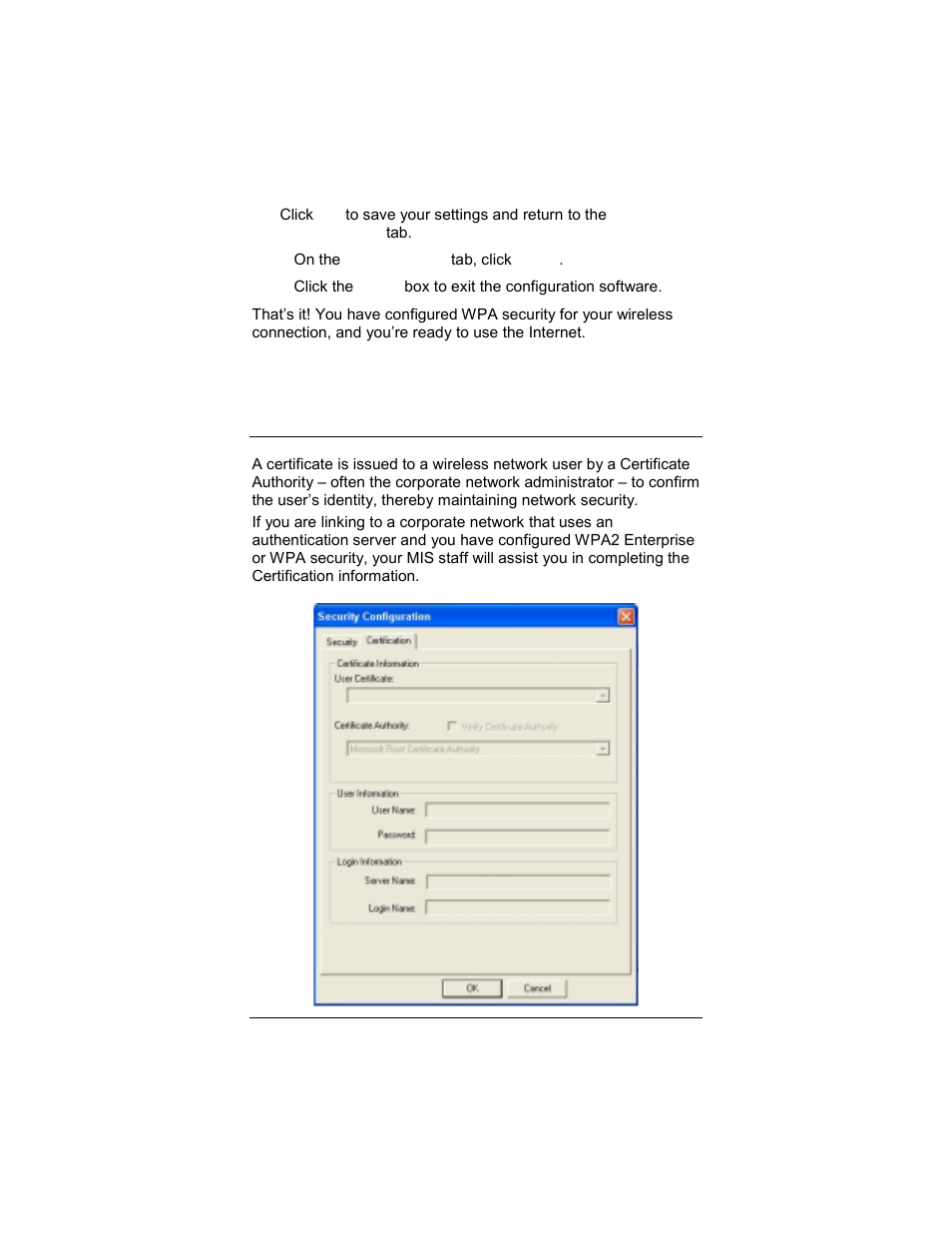 Certificate (wpa2-enterprise and wpa) | Zoom 4412A User Manual | Page 25 / 48