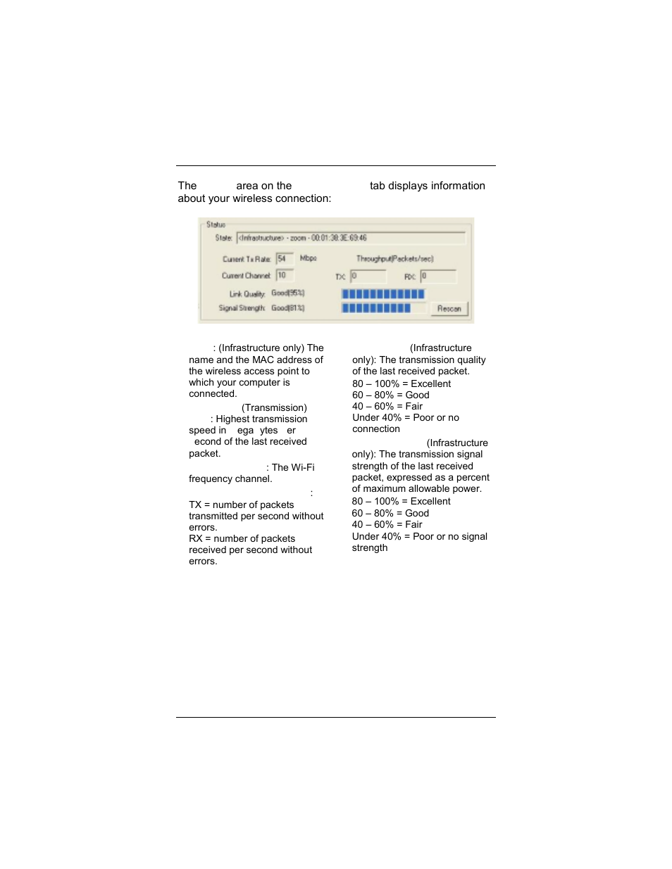 Monitoring link status | Zoom 4412A User Manual | Page 30 / 48