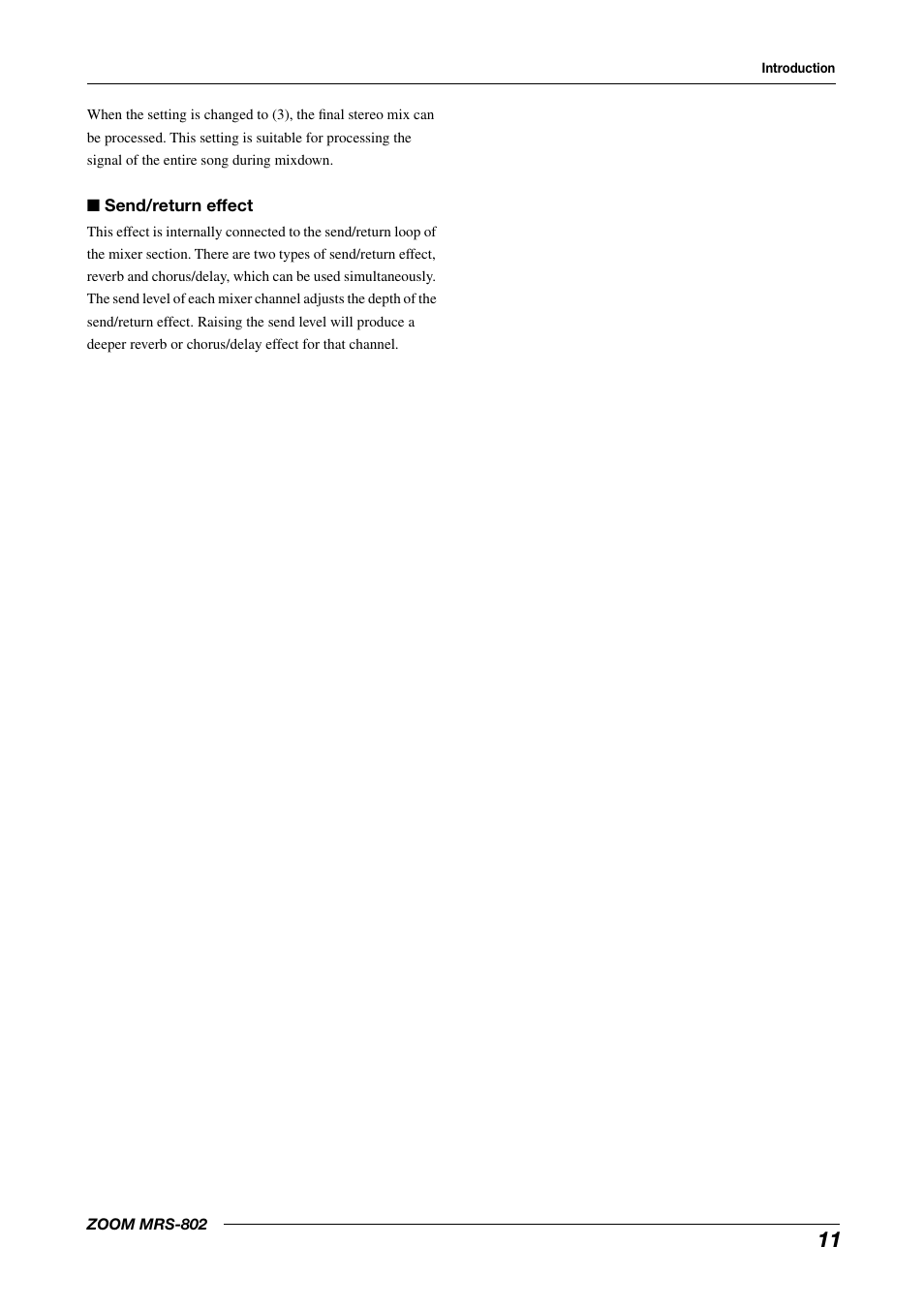 Zoom MRS-802 User Manual | Page 11 / 172