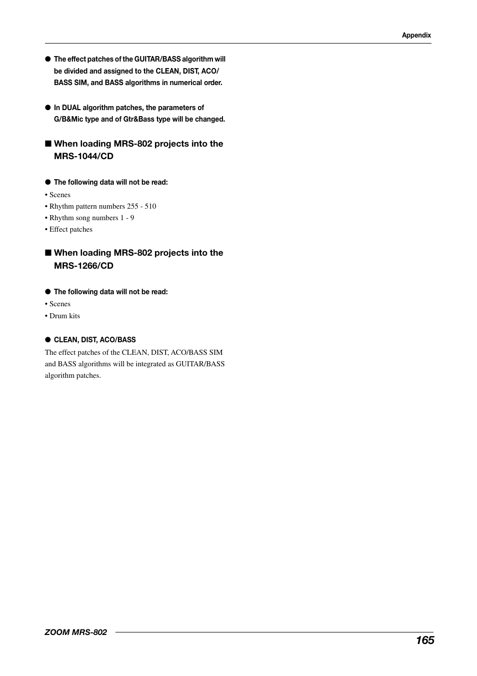 Zoom MRS-802 User Manual | Page 165 / 172