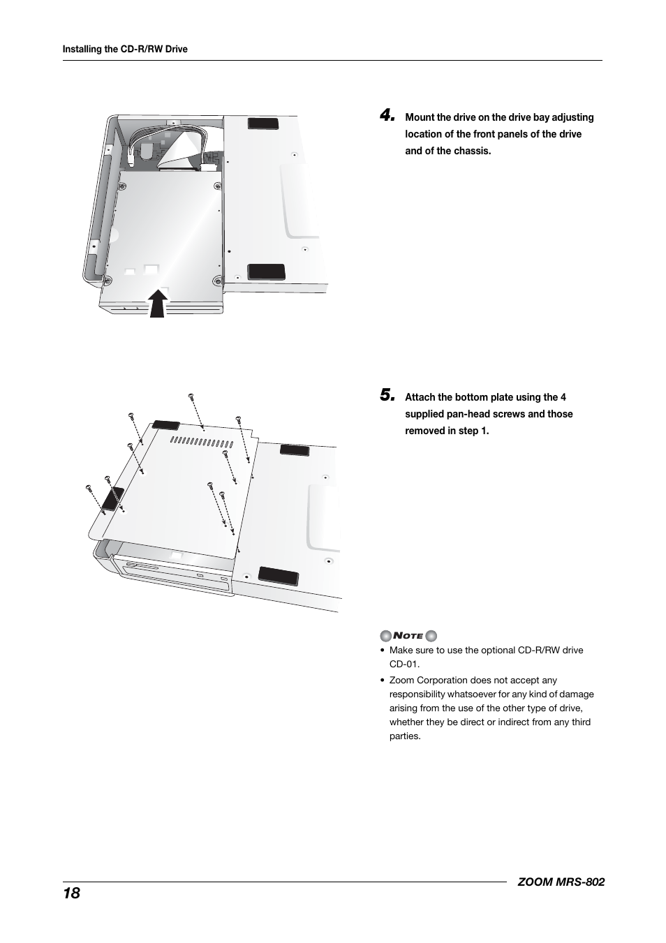 Zoom MRS-802 User Manual | Page 18 / 172