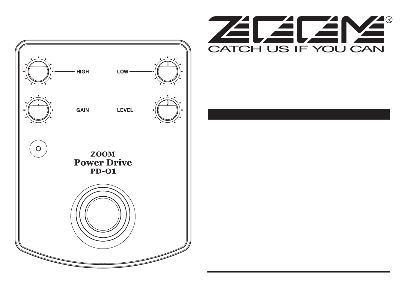 Zoom PD-01 User Manual | 16 pages