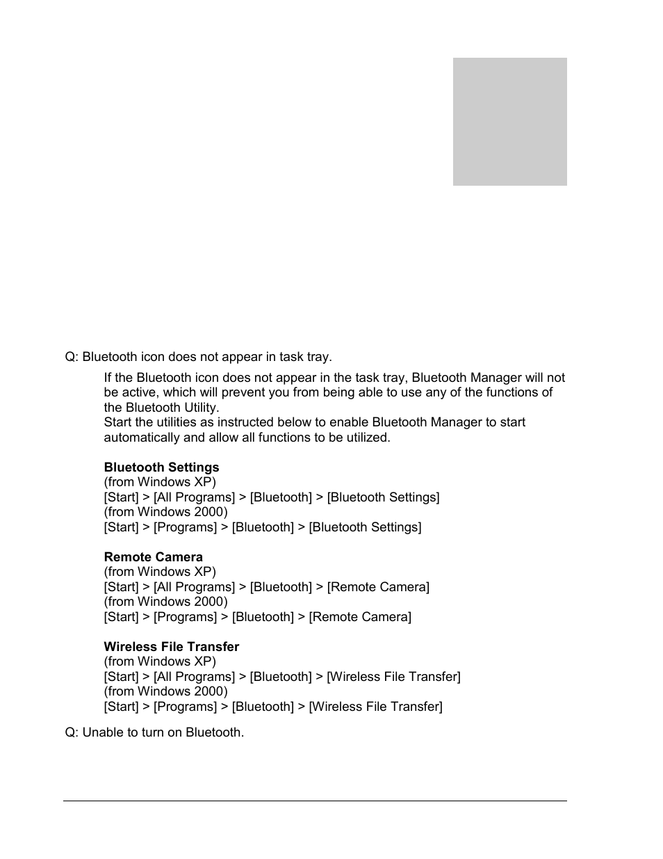 Chapter 6, Troubleshooting, General operation of the bluetooth utility | Zoom 4312A User Manual | Page 155 / 170