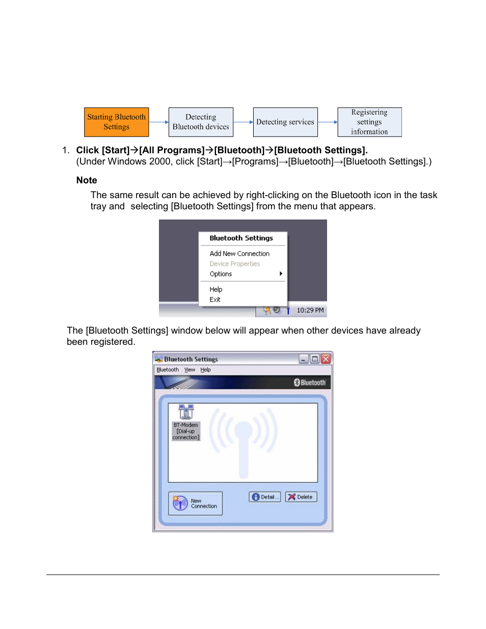 Custom mode set-up, Starting bluetooth settings | Zoom 4312A User Manual | Page 18 / 170