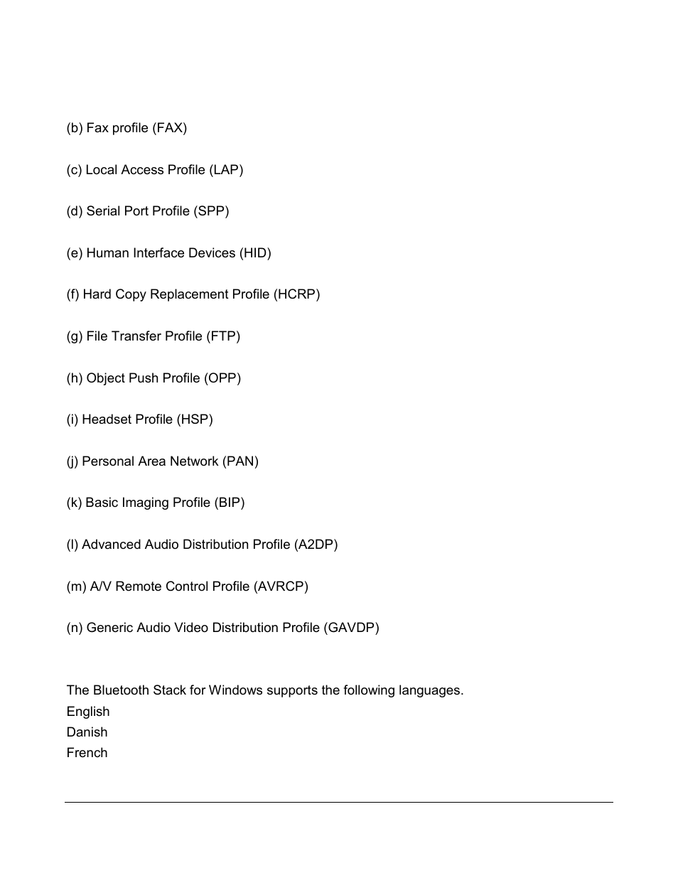 Supported languages | Zoom 4312A User Manual | Page 6 / 170