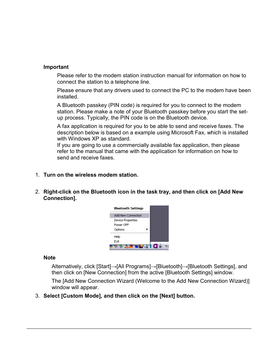 Fax transmission, Using a modem station for fax transmission | Zoom 4312A User Manual | Page 92 / 170