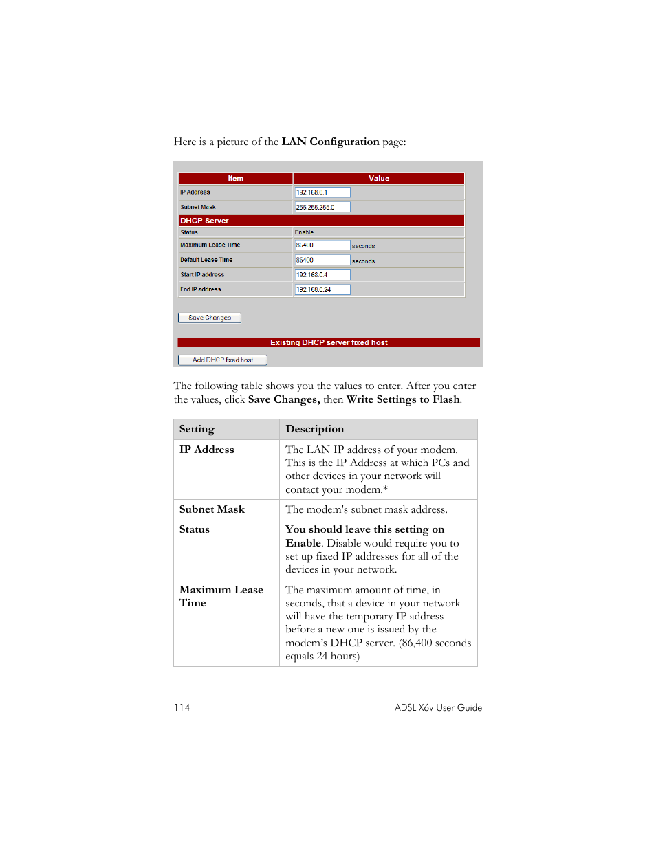 Zoom ADSL X6v 5697 User Manual | Page 114 / 166