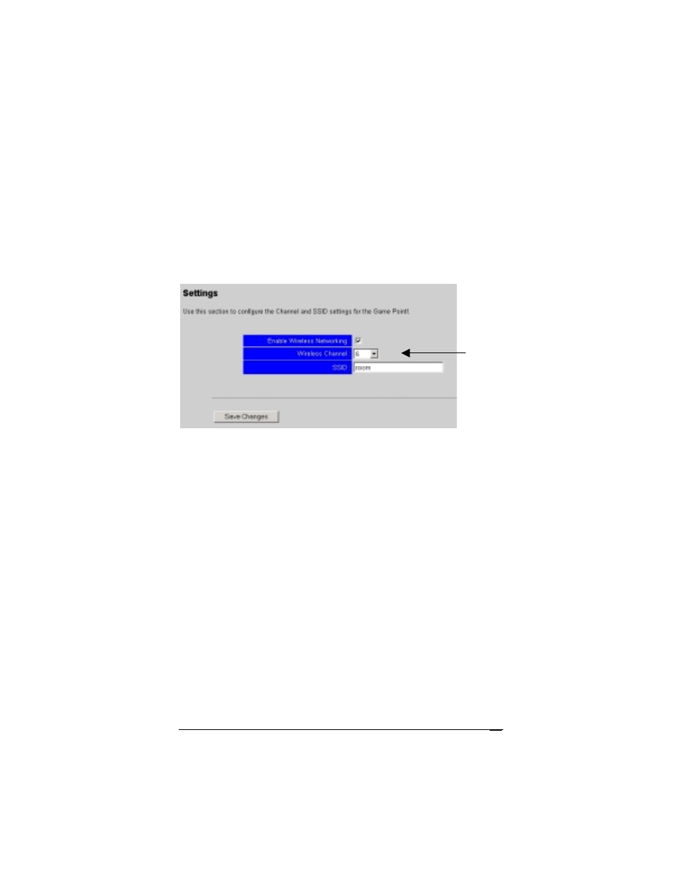 Using the wireless settings page | Zoom Game Point! 4420 User Manual | Page 25 / 54