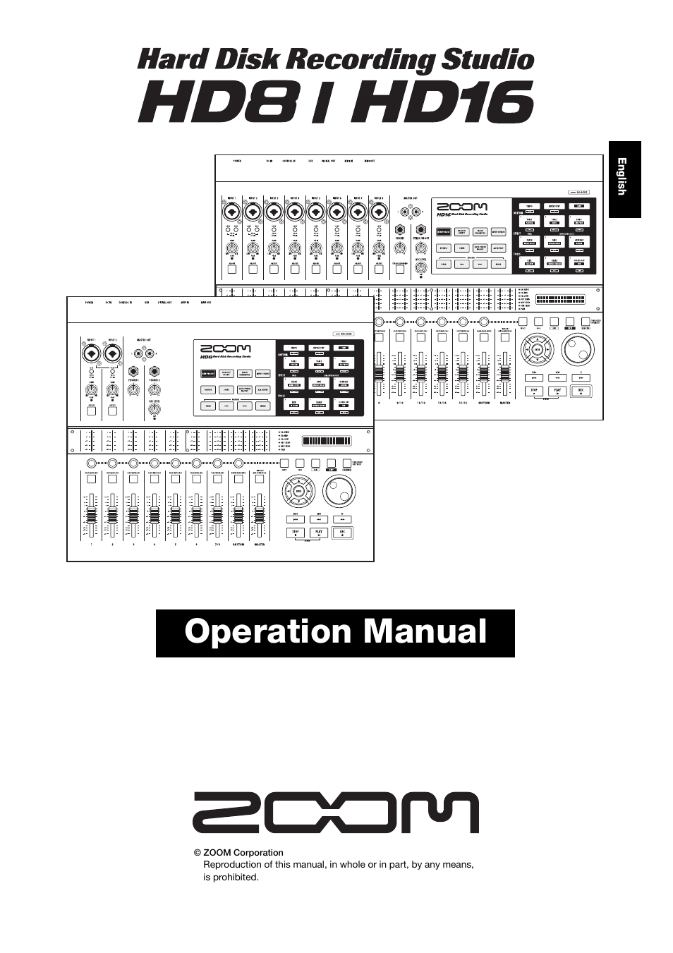 Zoom HD16 User Manual | 213 pages
