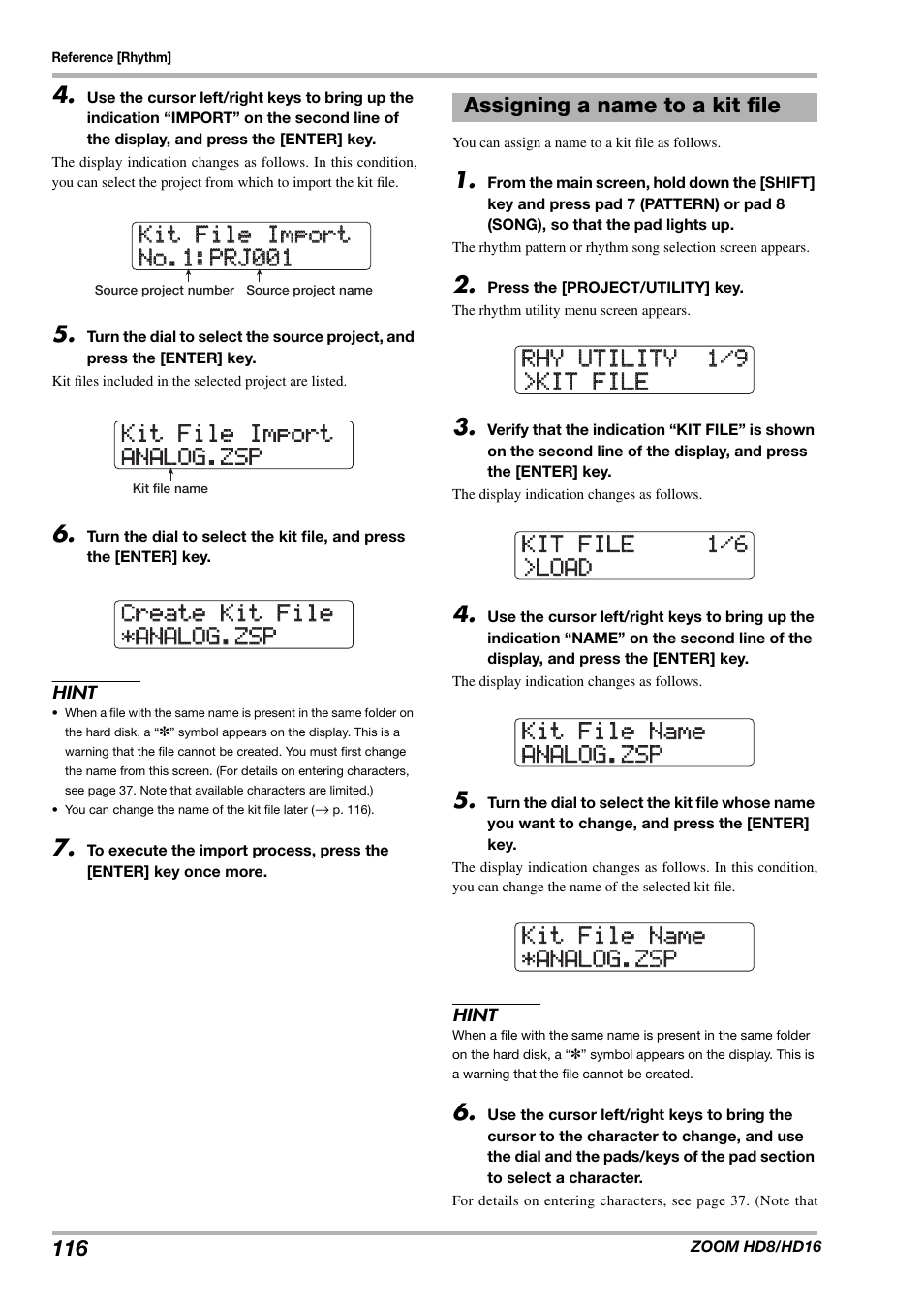 Zoom HD16 User Manual | Page 116 / 213