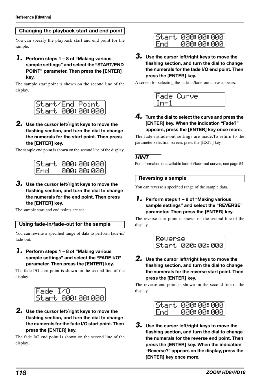 Zoom HD16 User Manual | Page 118 / 213