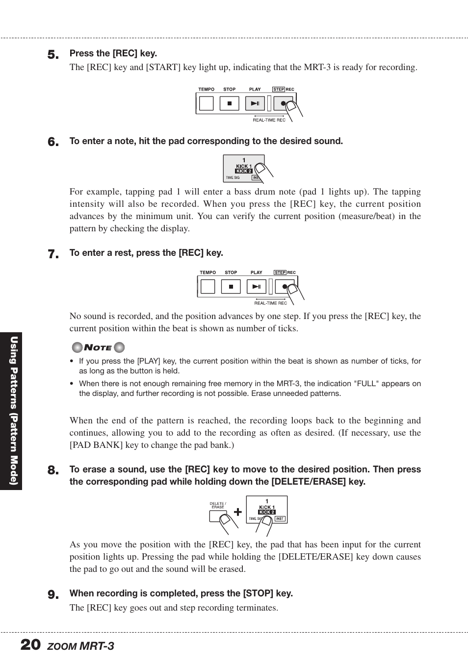 Zoom MRT-3 User Manual | Page 20 / 64