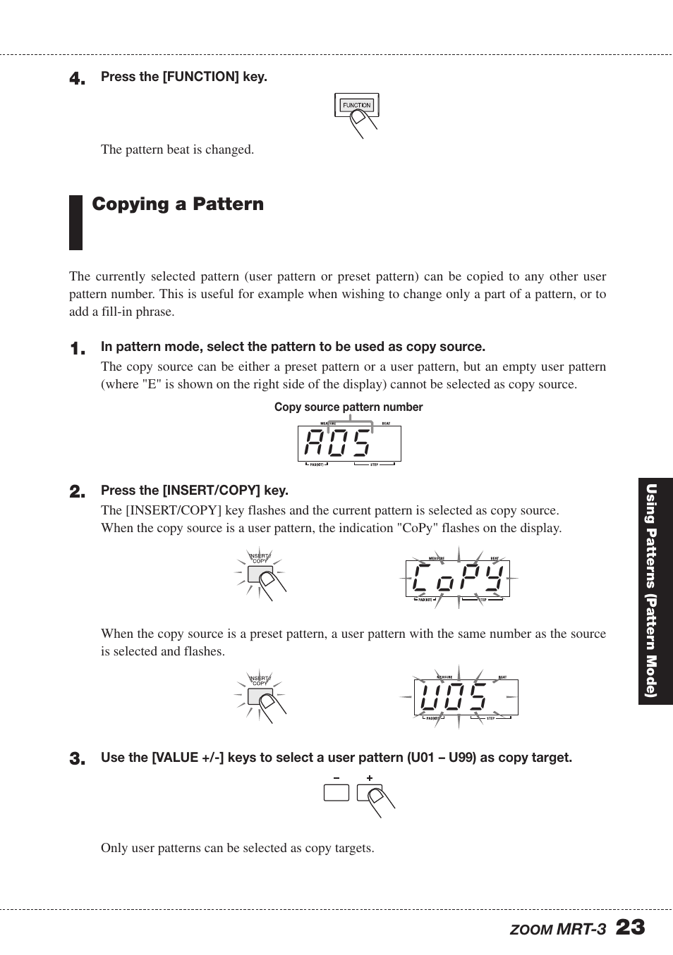 Zoom MRT-3 User Manual | Page 23 / 64