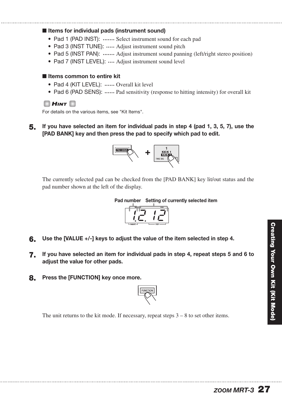 Zoom MRT-3 User Manual | Page 27 / 64