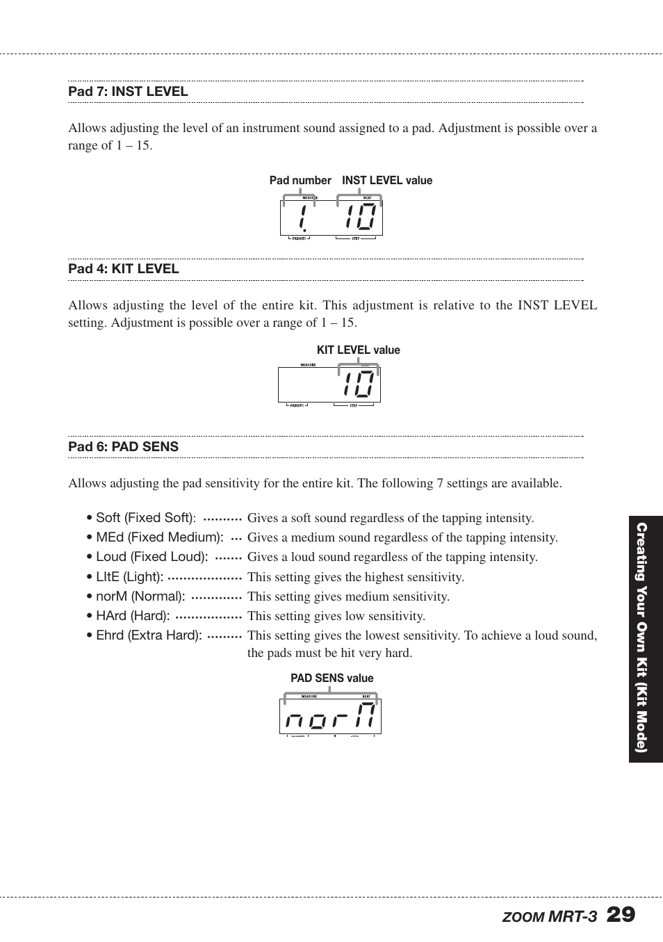 N o r m | Zoom MRT-3 User Manual | Page 29 / 64