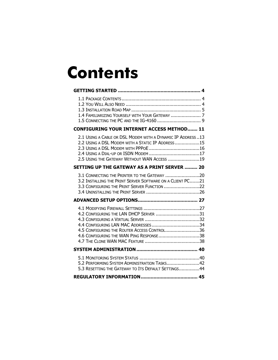 Zoom IG-4160 User Manual | Page 3 / 48