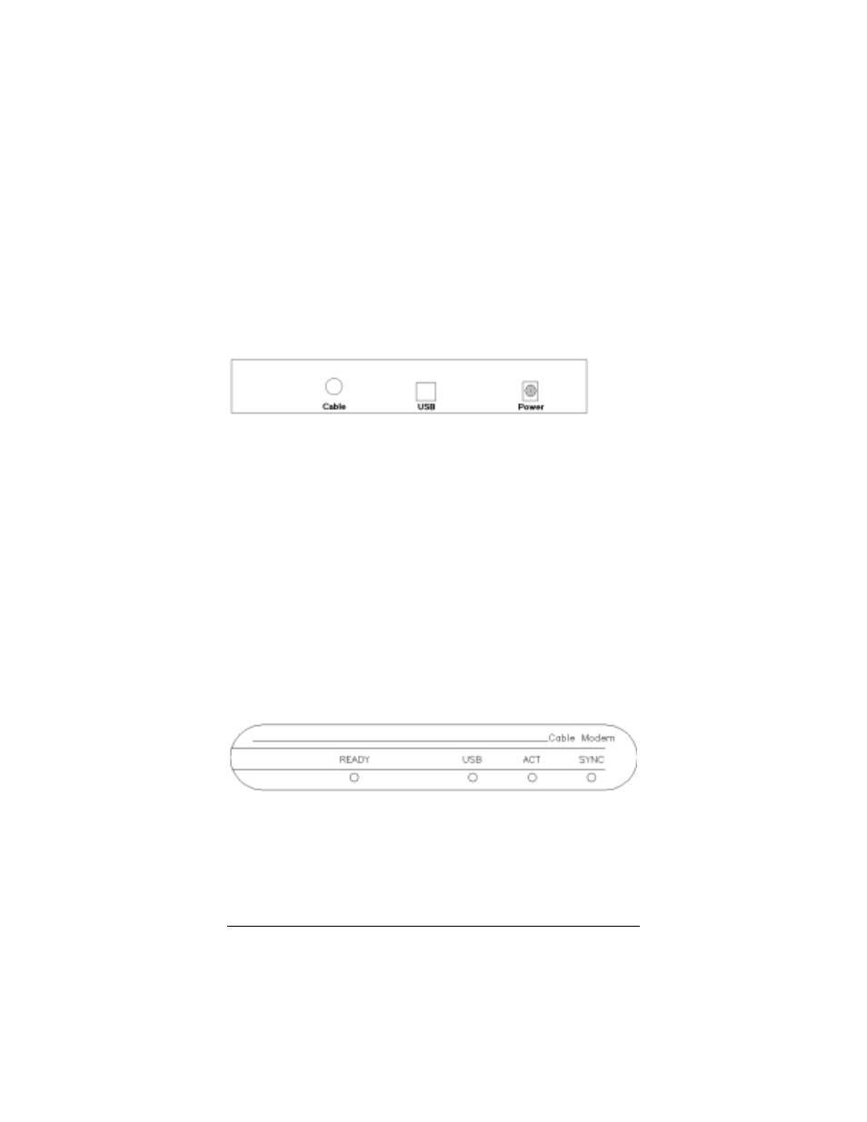 Cable and power connections, Automated power-up and synchronization | Zoom CableModem User Manual | Page 12 / 32