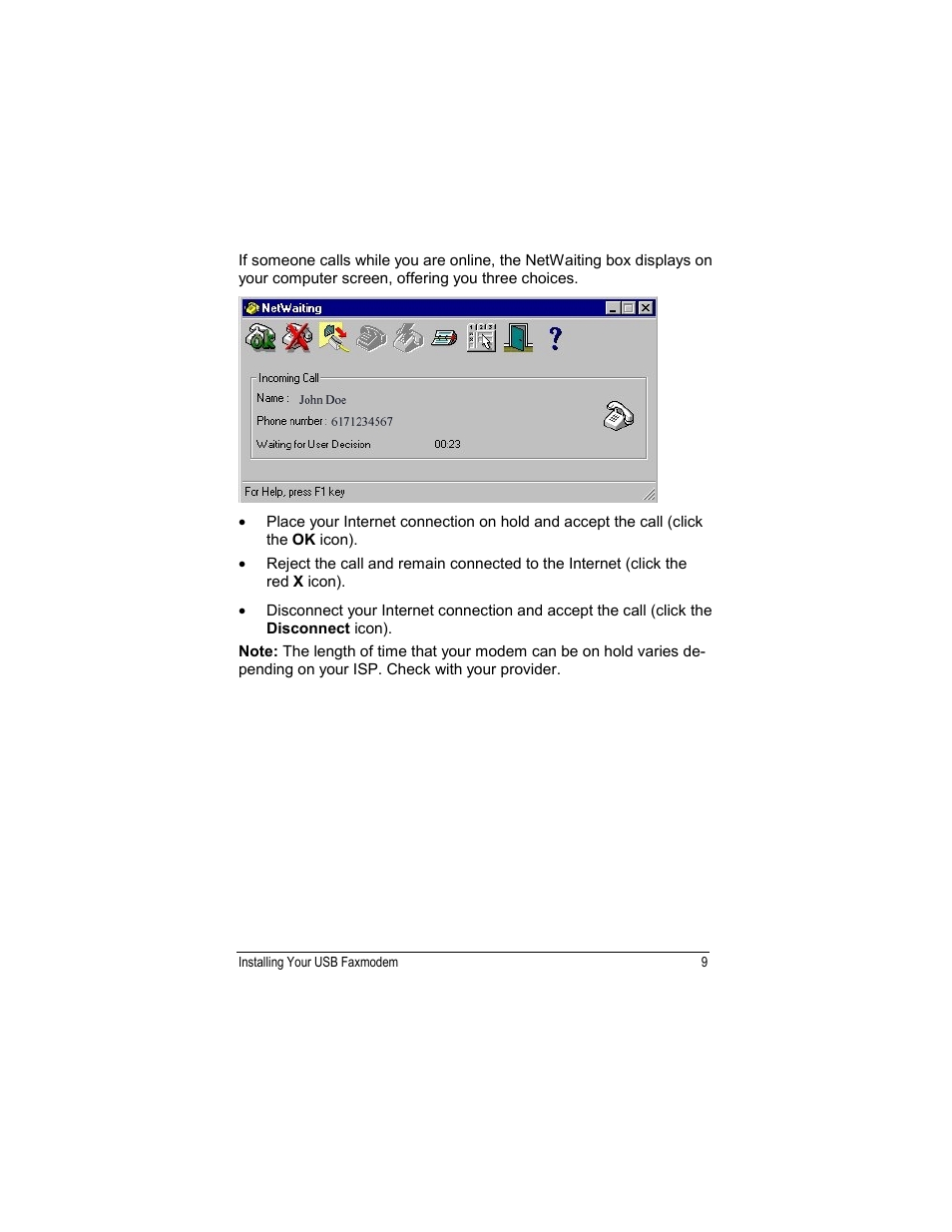 Zoom USB Faxmodem User Manual | Page 11 / 32