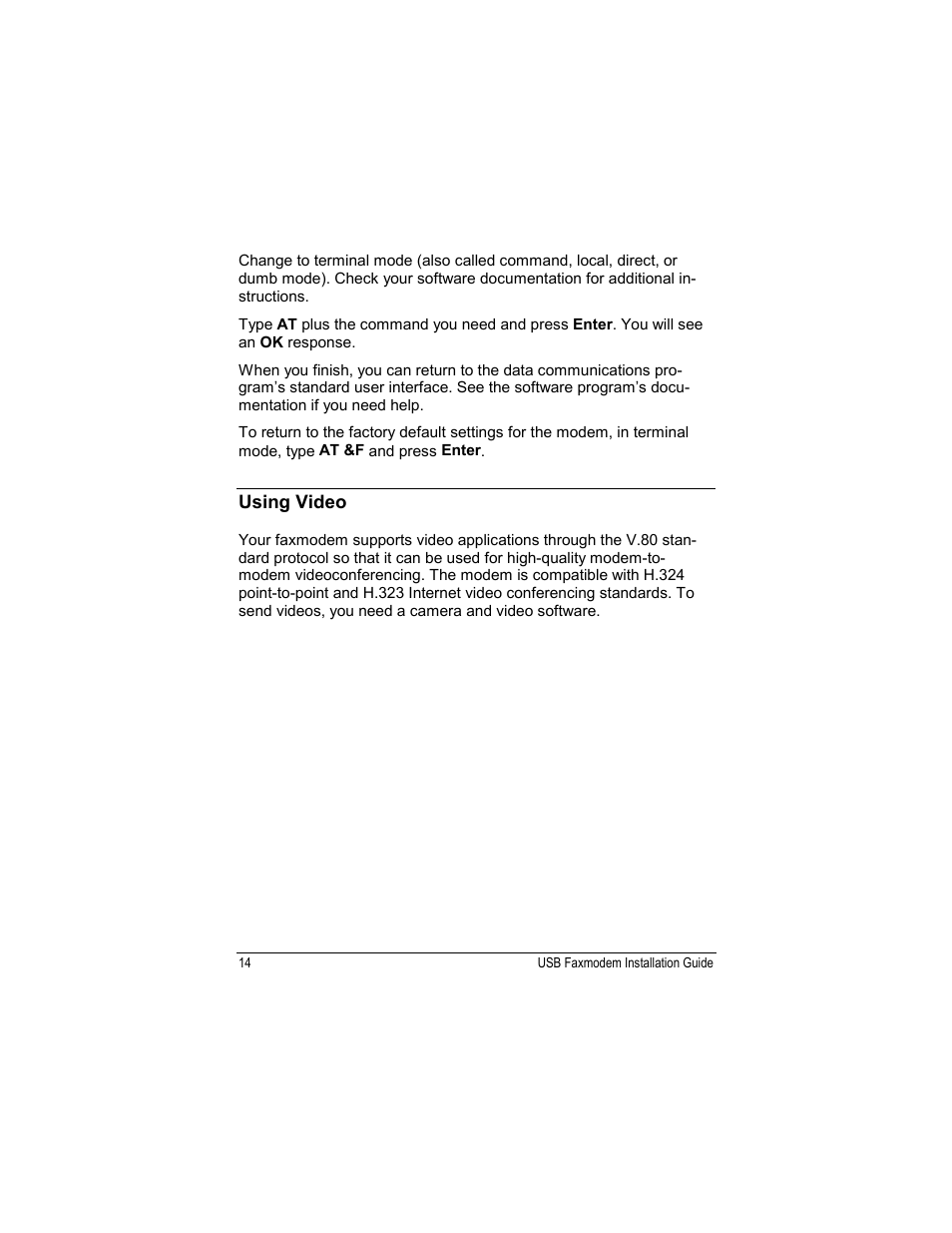 Zoom USB Faxmodem User Manual | Page 16 / 32