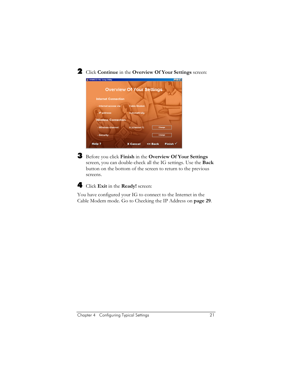 Zoom ZoomAir IG-4150 User Manual | Page 21 / 72