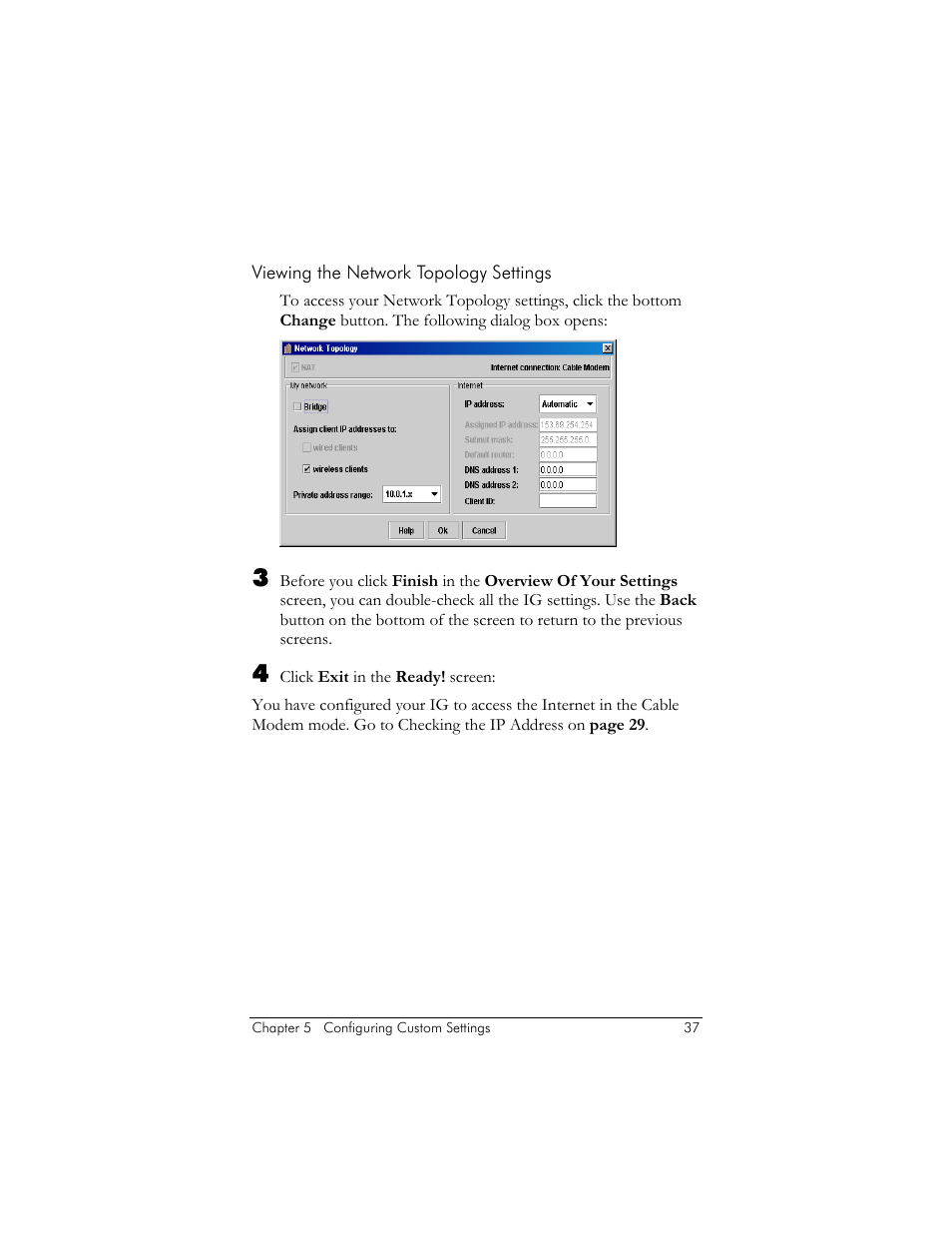 Viewing the network topology settings | Zoom ZoomAir IG-4150 User Manual | Page 37 / 72