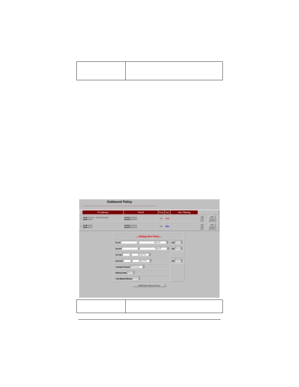 Outbound policies | Zoom Gateway/Router Zoom V3 User Manual | Page 58 / 84