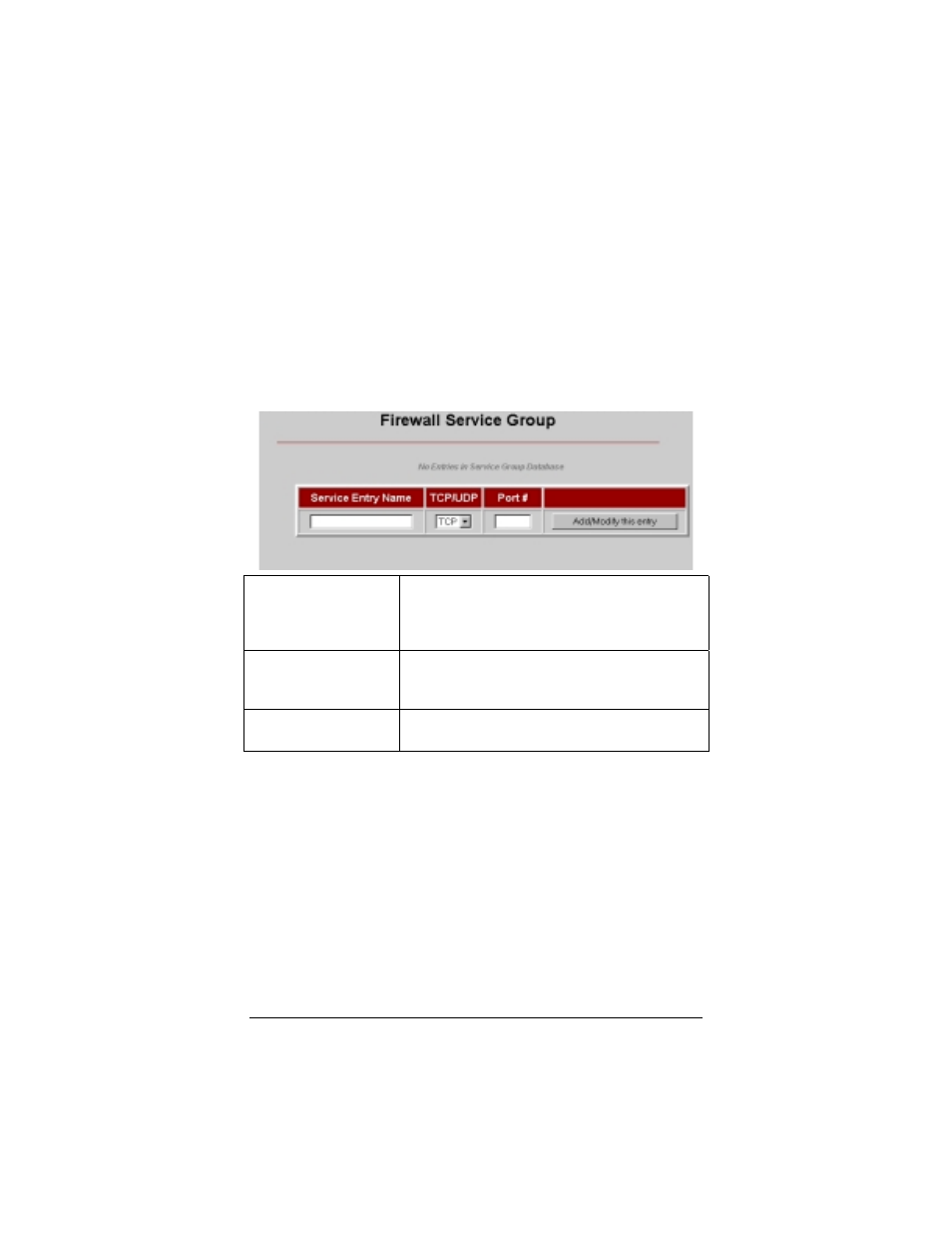 Service group, Time group | Zoom Gateway/Router Zoom V3 User Manual | Page 62 / 84
