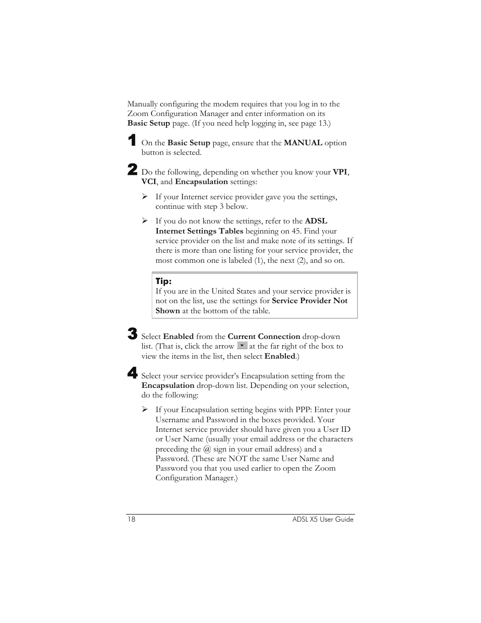 Zoom 1065 User Manual | Page 18 / 66