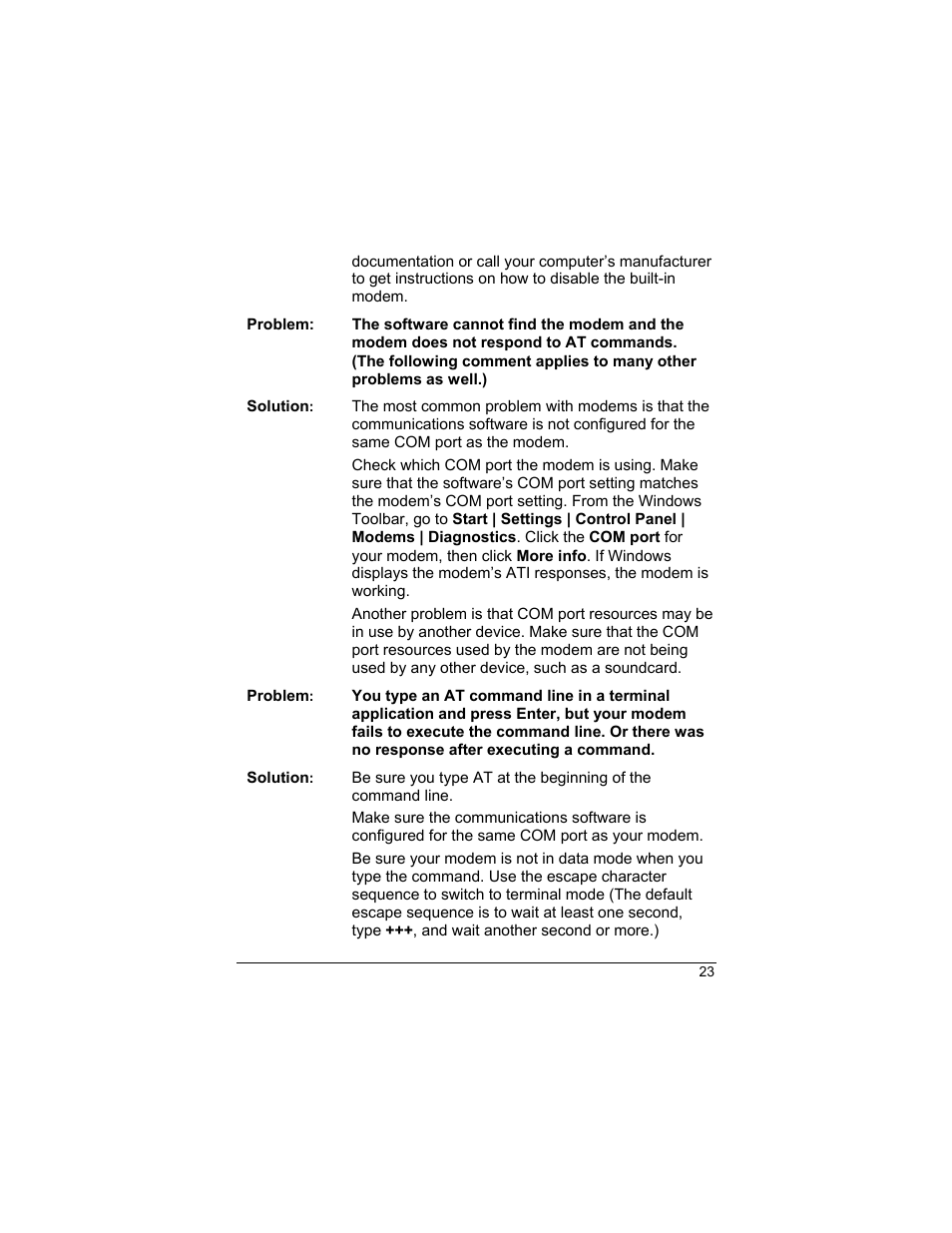 Zoom 3095 User Manual | Page 23 / 36