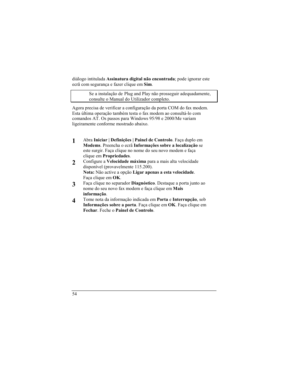 Zoom 56K User Manual | Page 54 / 67