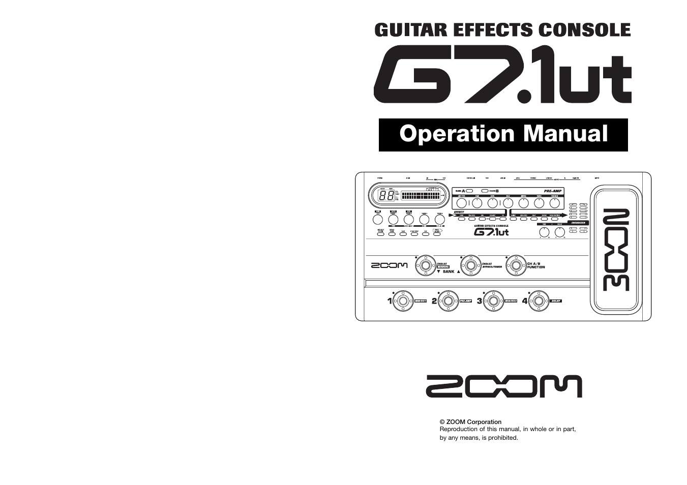 Zoom G7.1ut User Manual | 41 pages