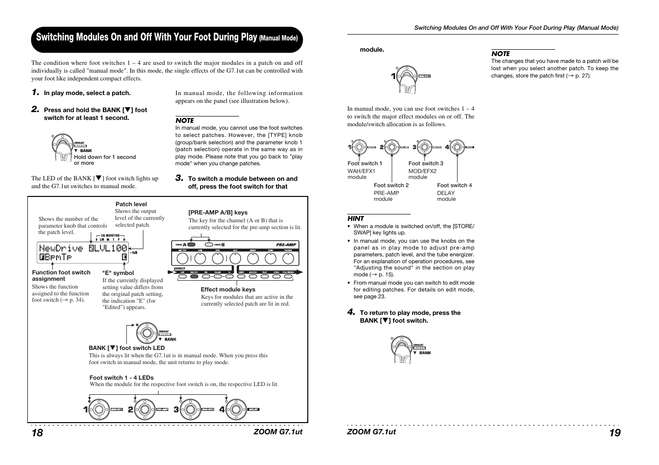 Zoom G7.1ut User Manual | Page 10 / 41