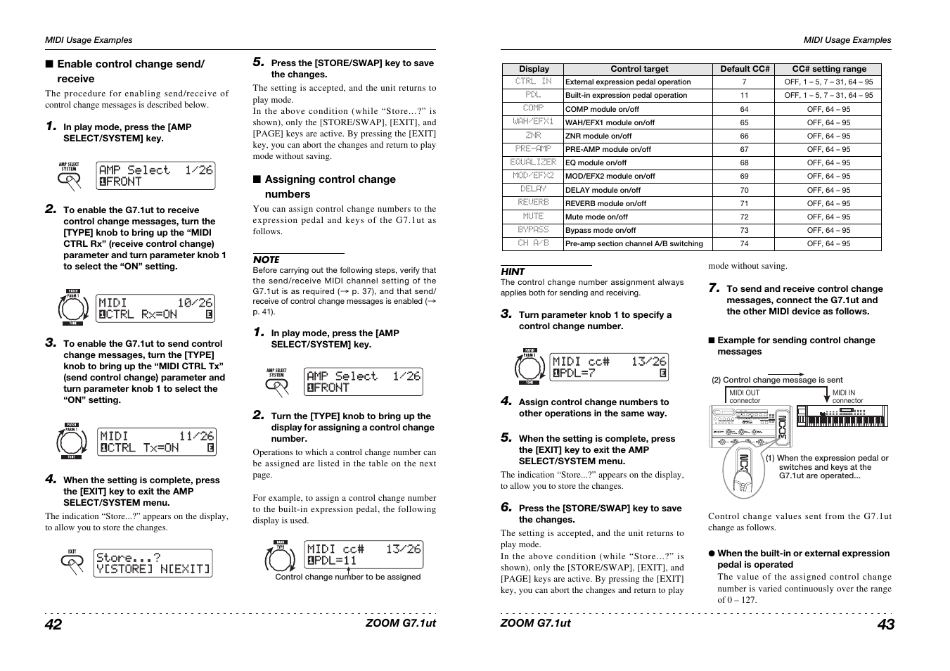 Zoom G7.1ut User Manual | Page 22 / 41