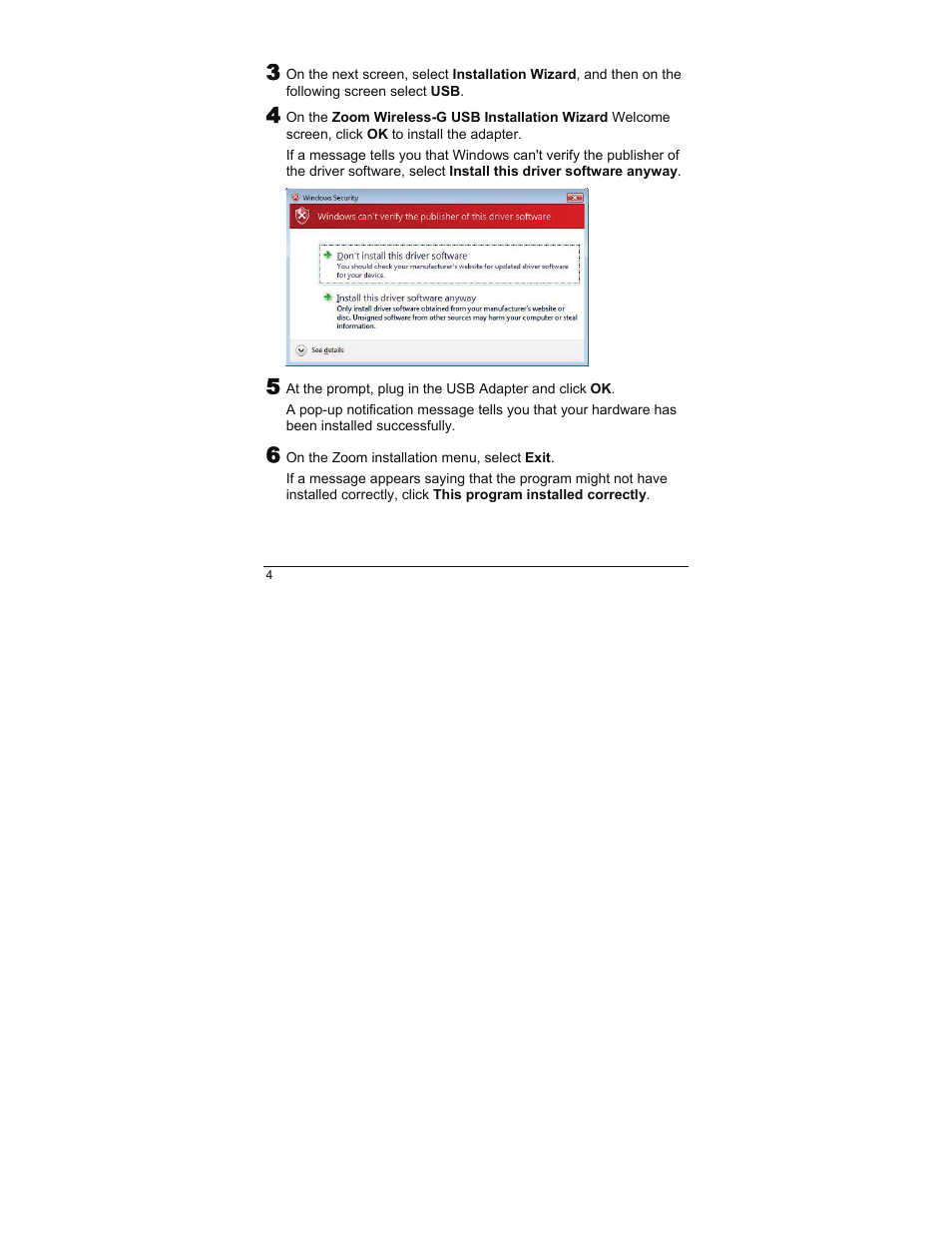 Zoom 4410A User Manual | Page 4 / 24