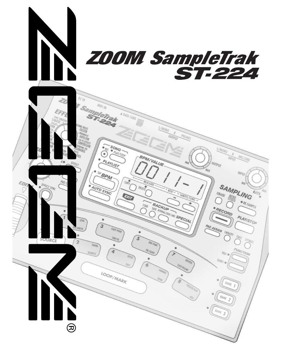 Zoom ST-224 User Manual | 76 pages