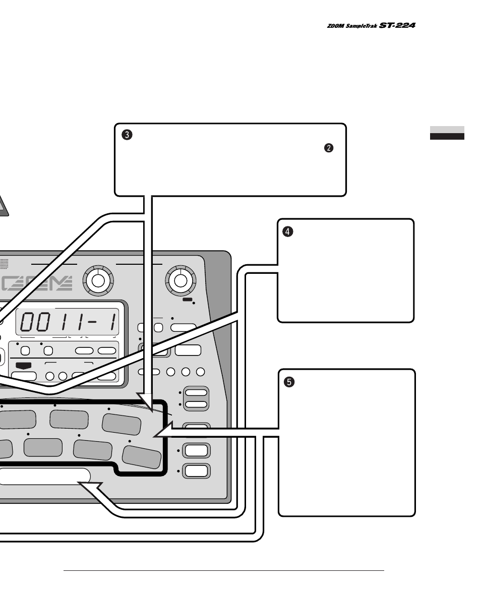Sampling, Quick guide | Zoom ST-224 User Manual | Page 13 / 76