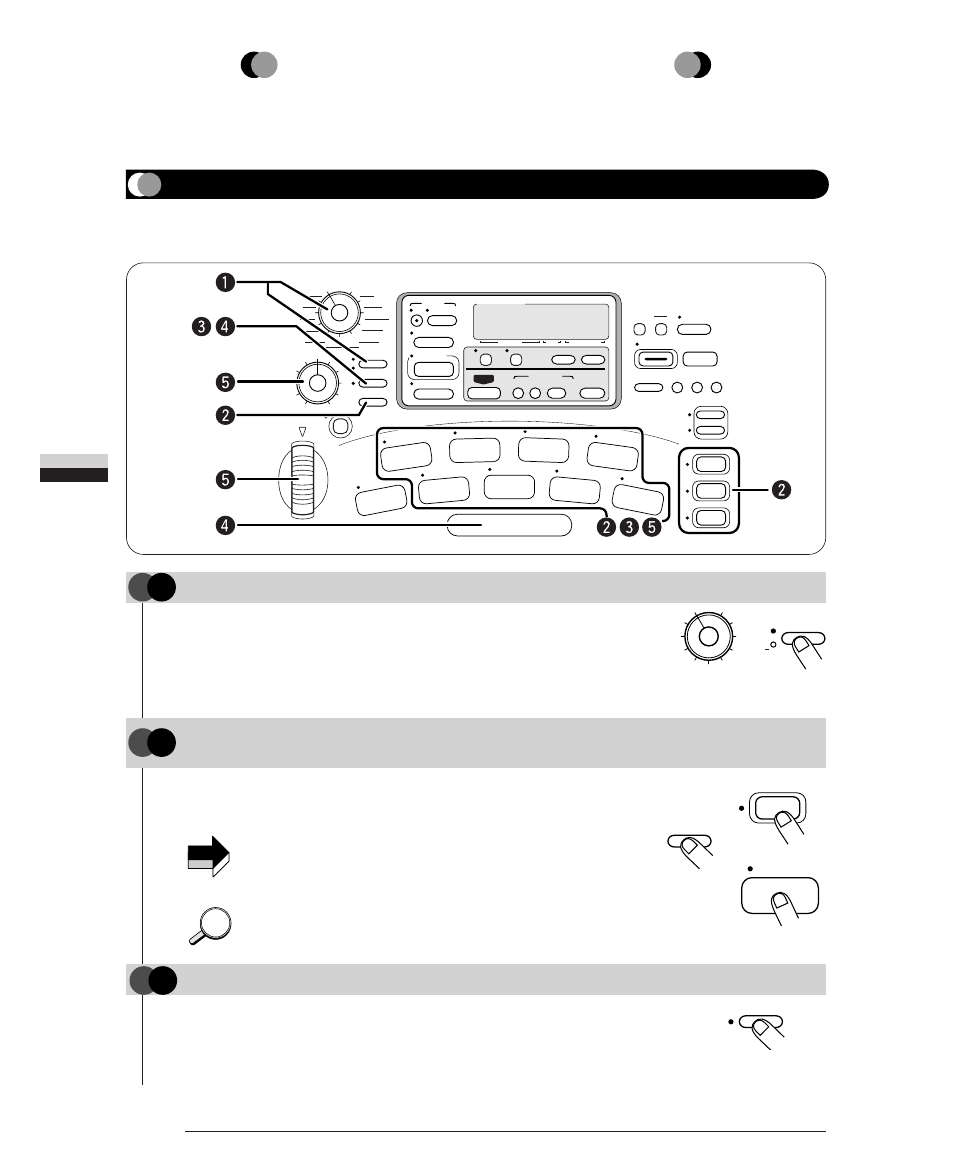Using the internal effects, Applying an effect to a specific pad, Step | Step applying an effect to a specific pad | Zoom ST-224 User Manual | Page 42 / 76