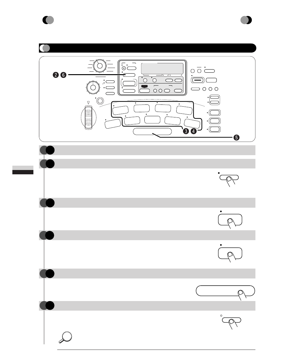 Playing songs with pads (play list function), Assigning songs to pads, Step | Step assigning songs to pads, Record songs 1 - 8 to assign to the pads, Press one of pads 1 - 8, Hint | Zoom ST-224 User Manual | Page 56 / 76