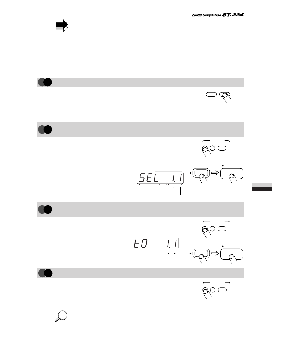 Step | Zoom ST-224 User Manual | Page 65 / 76