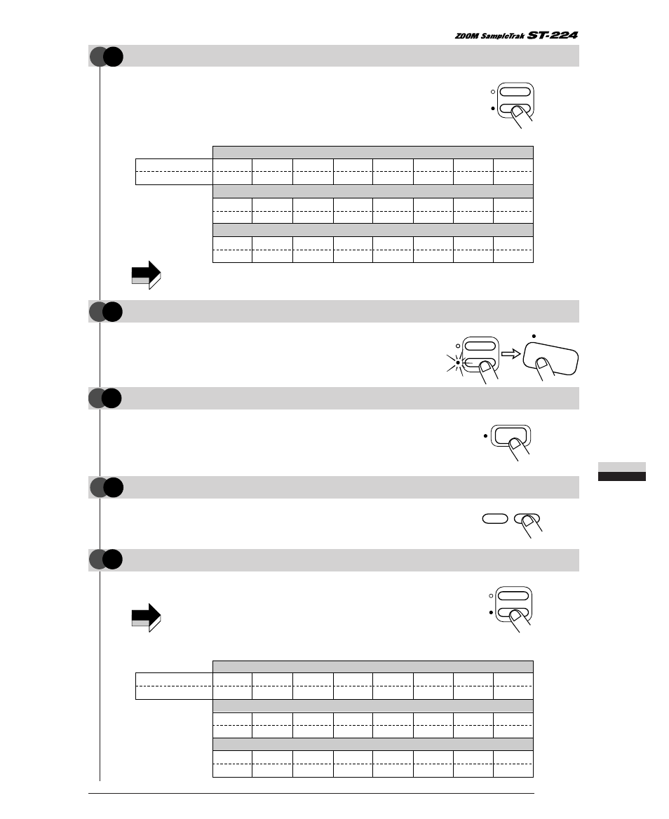 Step | Zoom ST-224 User Manual | Page 67 / 76