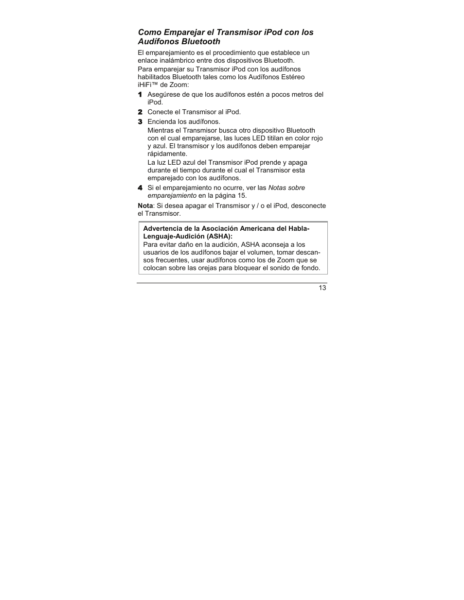Zoom iHiFi 4353 User Manual | Page 13 / 20