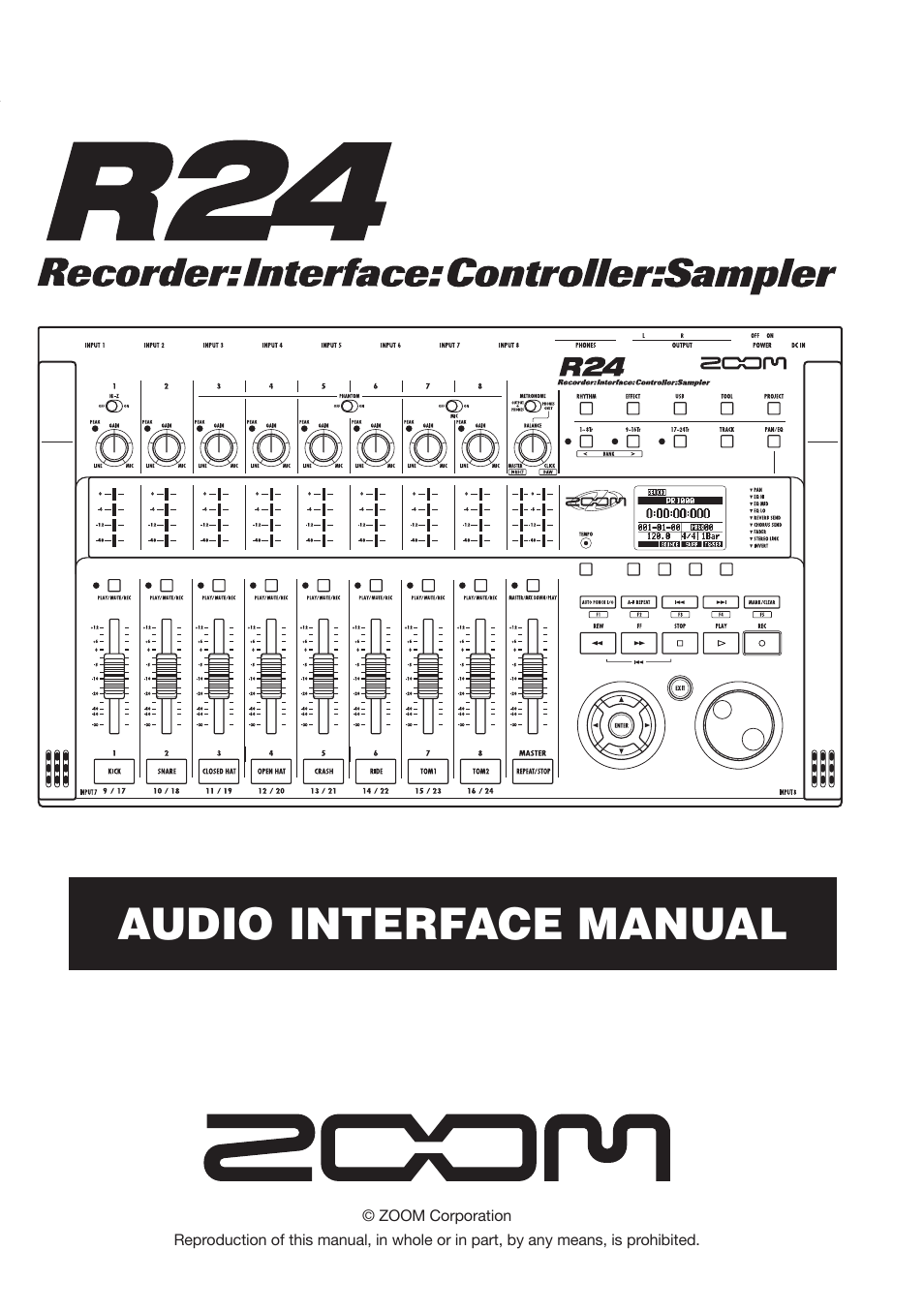 Zoom R24 User Manual | 36 pages