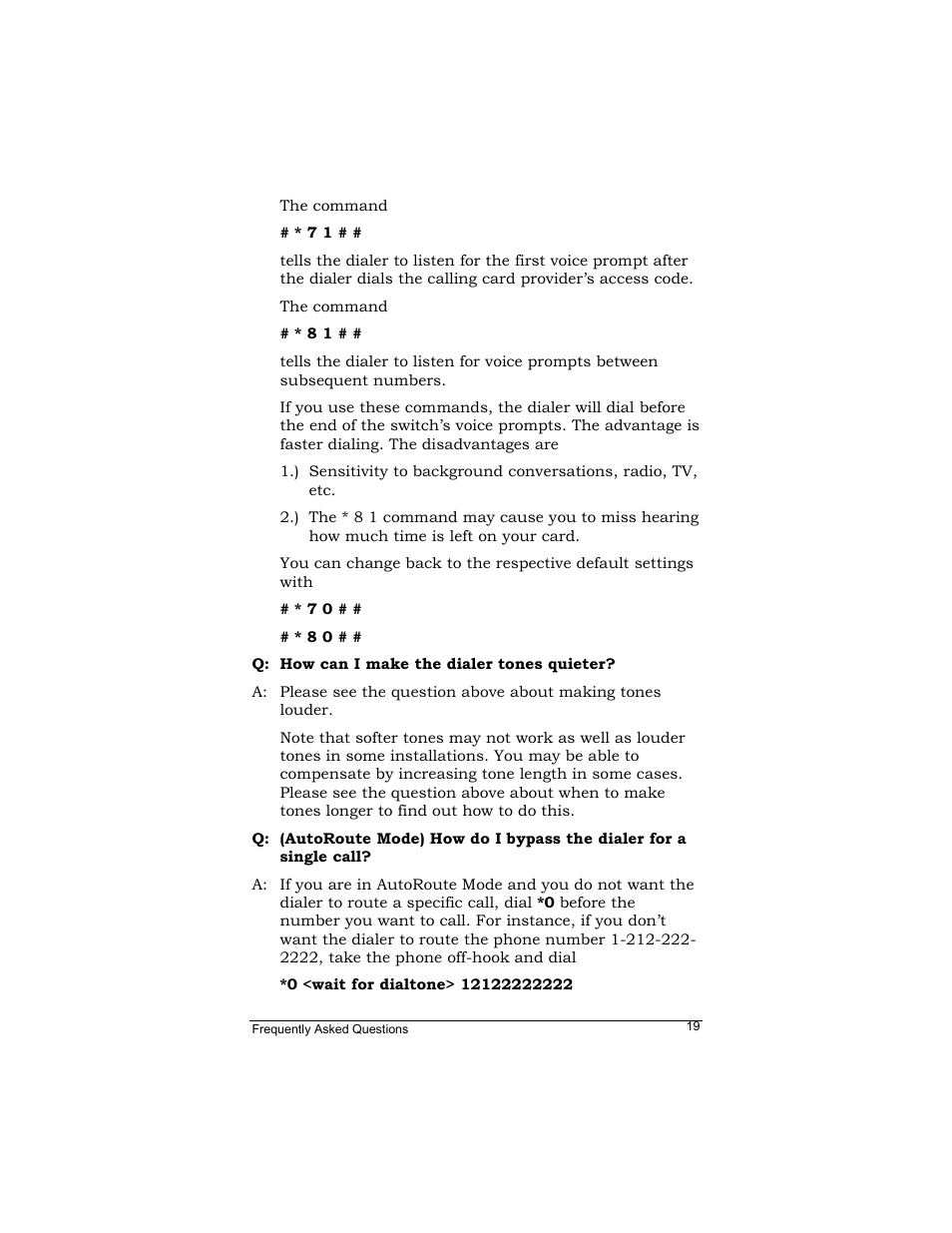 Zoom Dialer 26 User Manual | Page 19 / 32