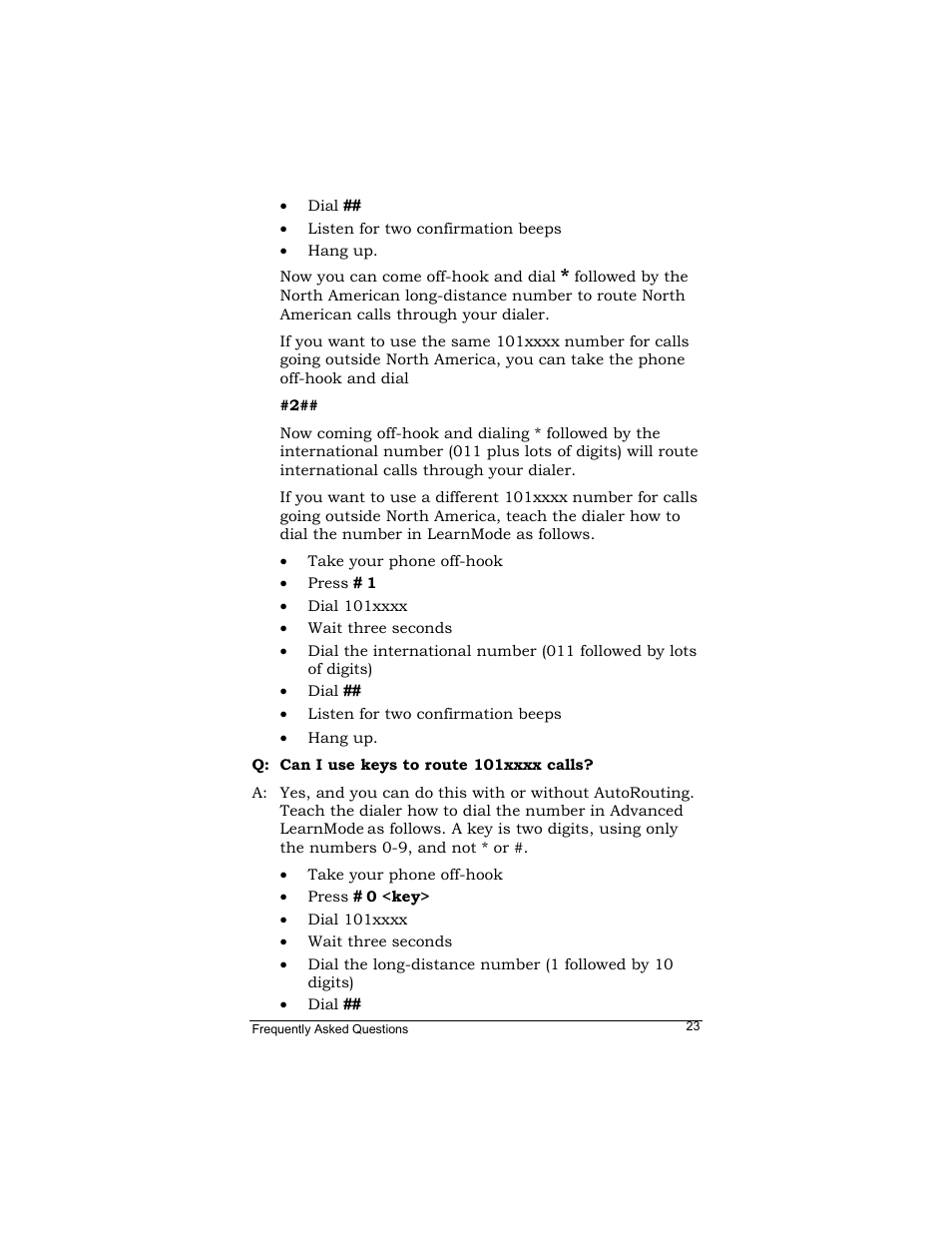 Zoom Dialer 26 User Manual | Page 23 / 32