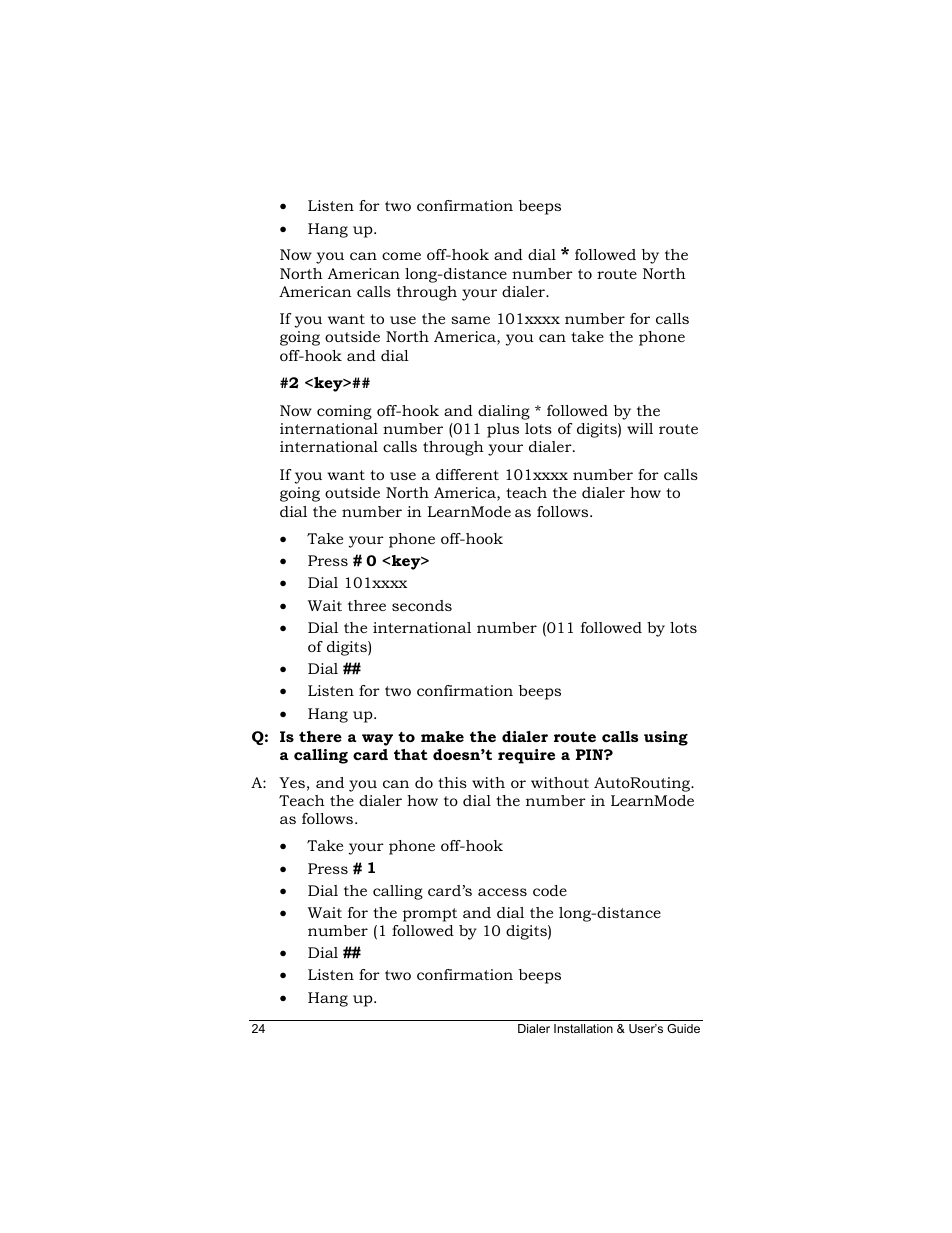 Zoom Dialer 26 User Manual | Page 24 / 32