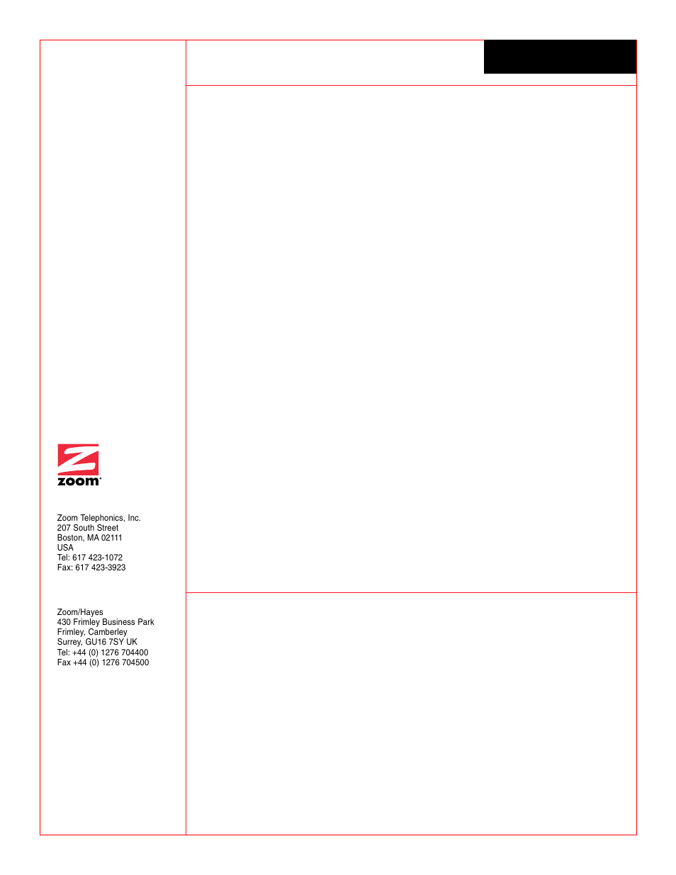 Zoom adsl usb modem, Model 5510b | Zoom 5510B User Manual | Page 2 / 2