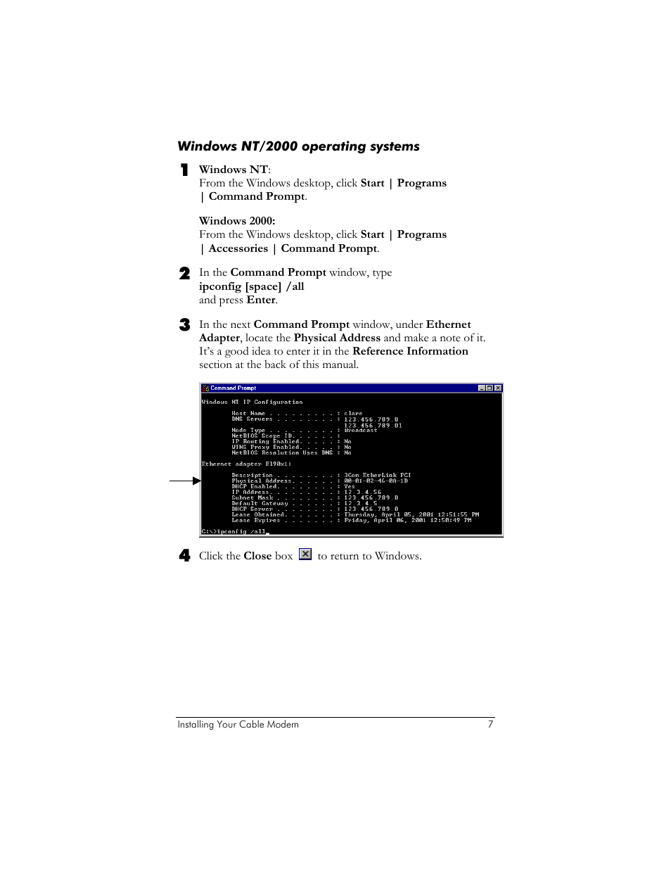 Macintosh operating systems | Zoom 10BaseT User Manual | Page 11 / 40